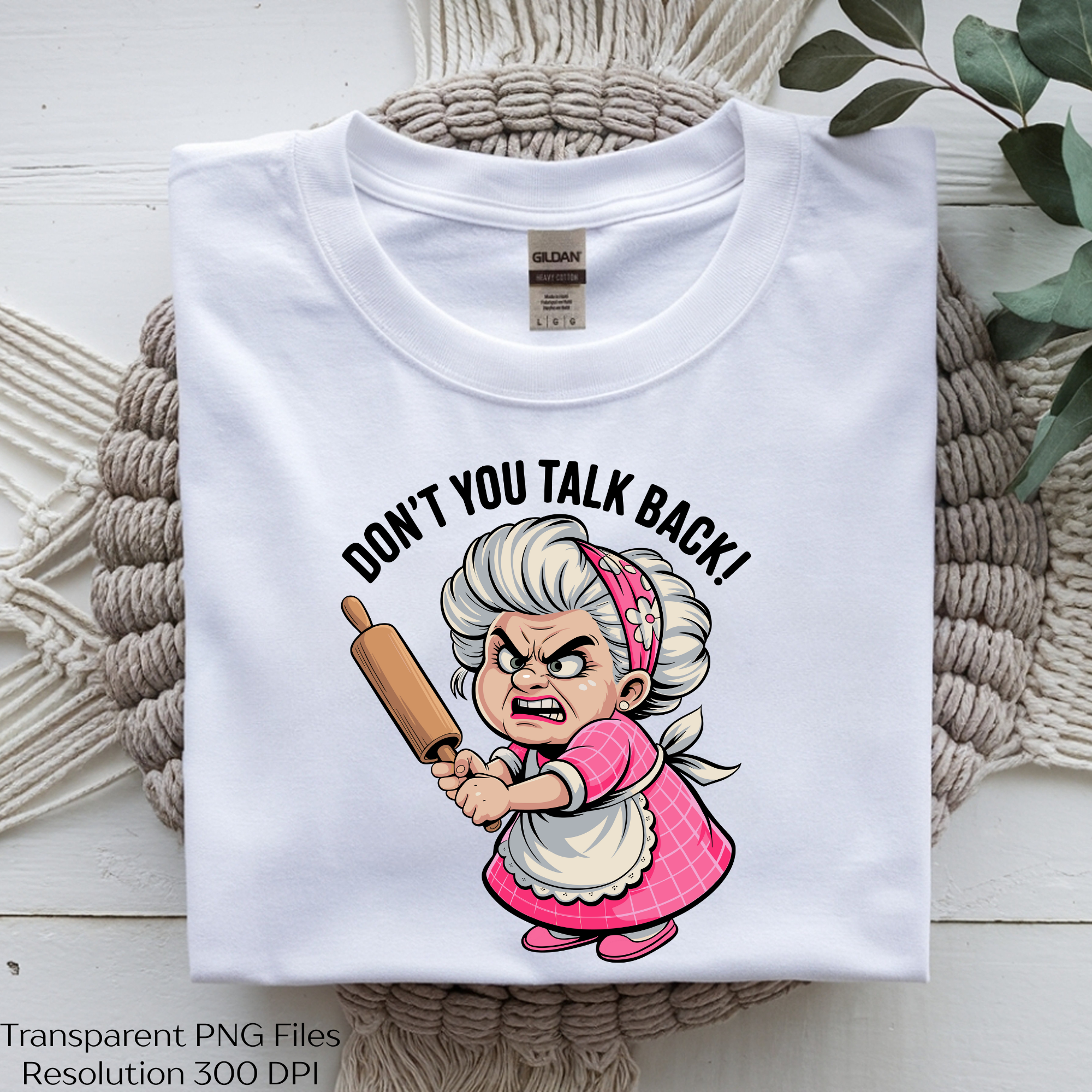 Angry Grandma SVG Clipart Bundle