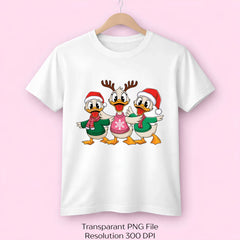 Merry Duck Christmas Trio Festive Ducks Clipart Bundle - CraftNest - Digital Crafting and Art
