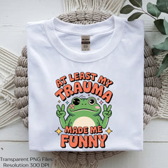 Mental Health Funny Frog Shirt Clipart Bundle - CraftNest - Digital Crafting and Art
