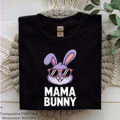 Mama Bunny Cool Mom Clipart Bundle - CraftNest - Digital Crafting and Art
