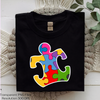 Autism Puzzle Piece Awareness Shirt Clipart Bundle