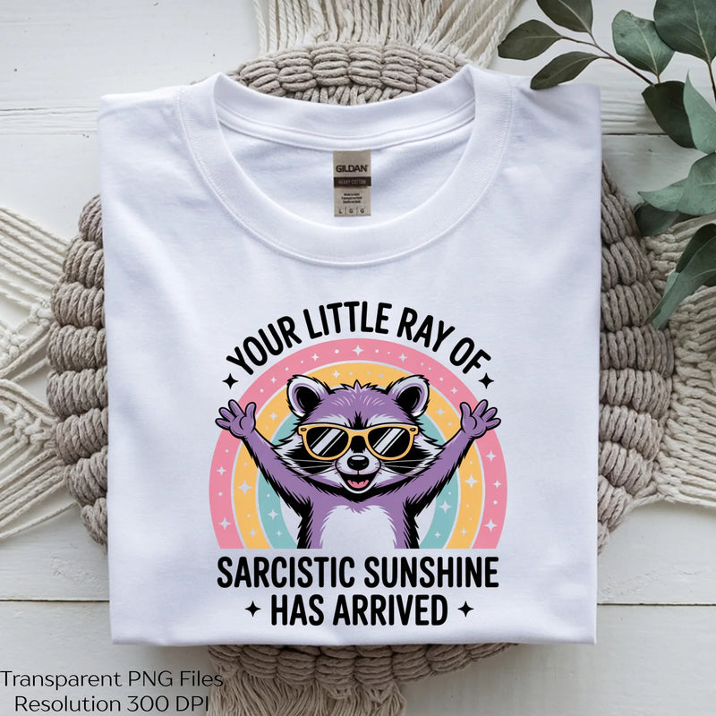 Funny Sarcastic Raccoon Quote Clipart Bundle - CraftNest - Digital Crafting and Art