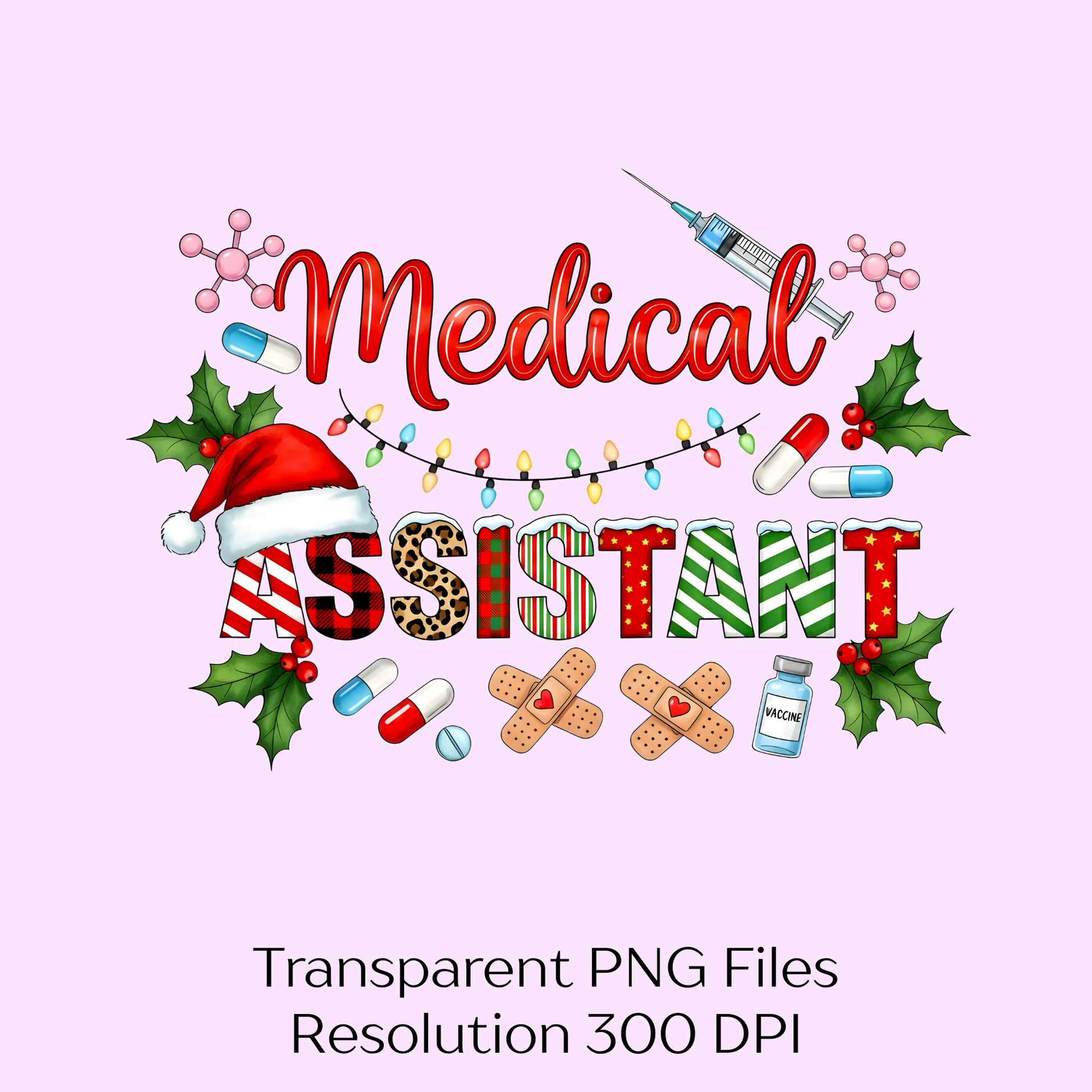 Christmas Medical Assistant Clipart Bundle - CraftNest - Digital Crafting and Art