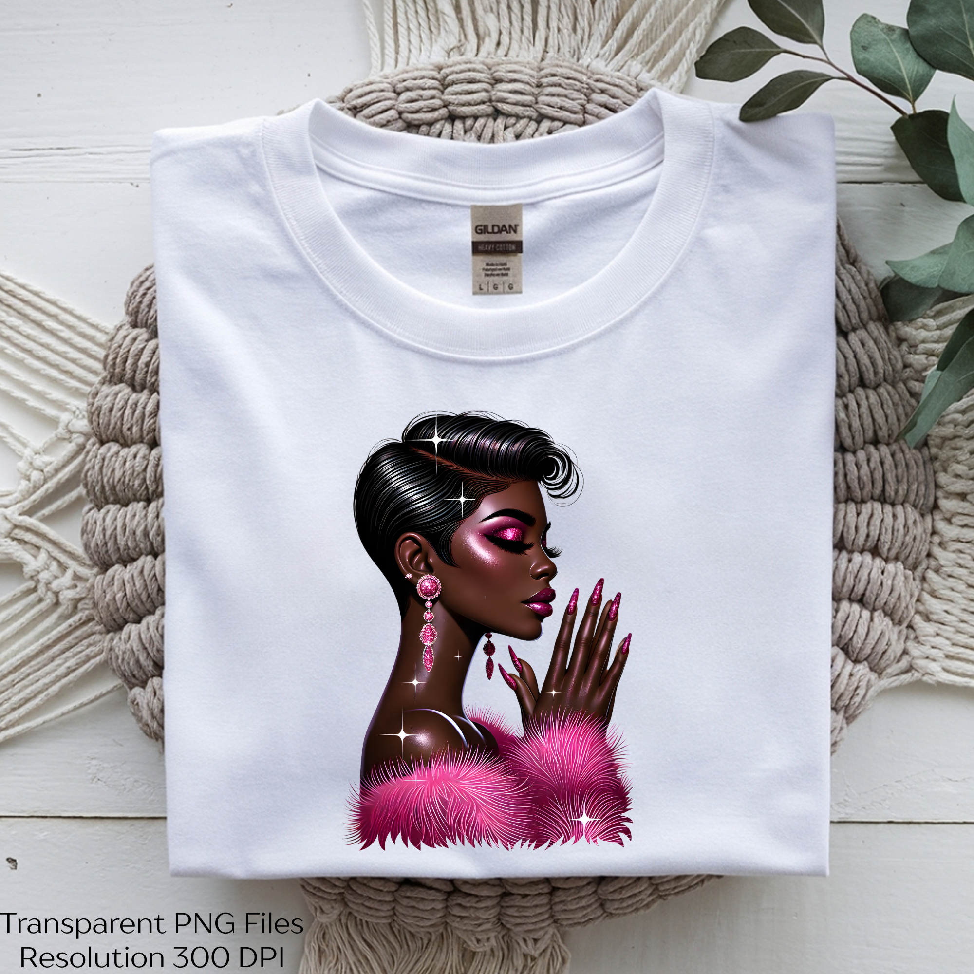 Black Girl Praying Jesus and Faith Clipart Bundle