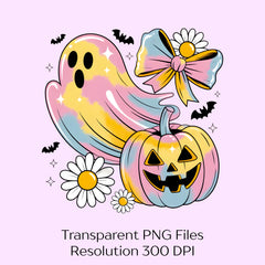 Halloween Ghost Coquette Spooky Clipart Bundle - CraftNest - Digital Crafting and Art