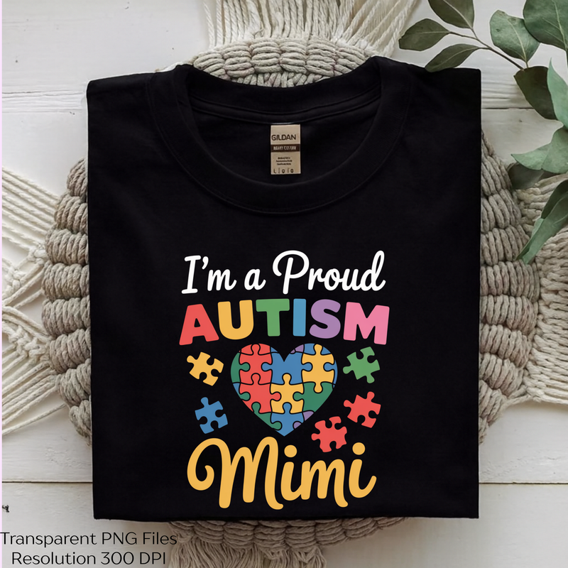 Proud Autism Mimi Clipart Bundle - CraftNest - Digital Crafting and Art