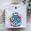 April Autism Awareness Blue Tee Clipart Bundle