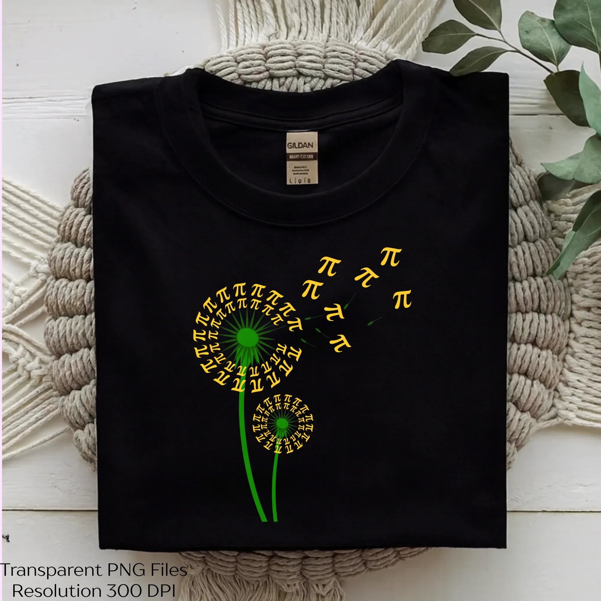 Pi Dandelion Flower Math Day Clipart Bundle