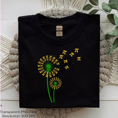 Pi Dandelion Flower Math Day Clipart Bundle - CraftNest - Digital Crafting and Art