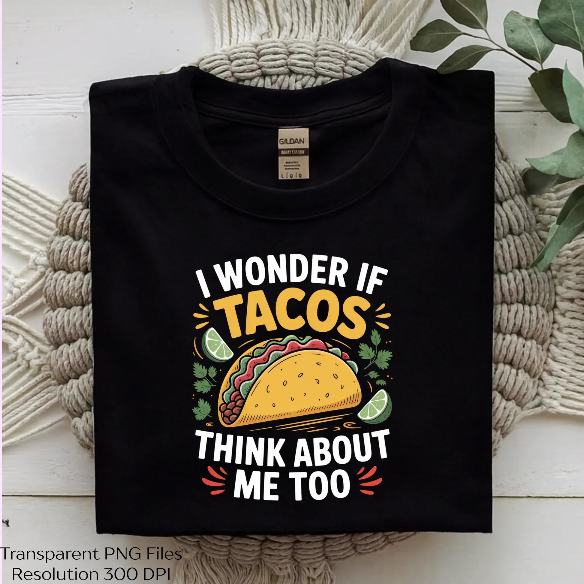 Tacos Think About Me Too - Taco Lover Clipart Bundle - CraftNest - Digital Crafting and Art
