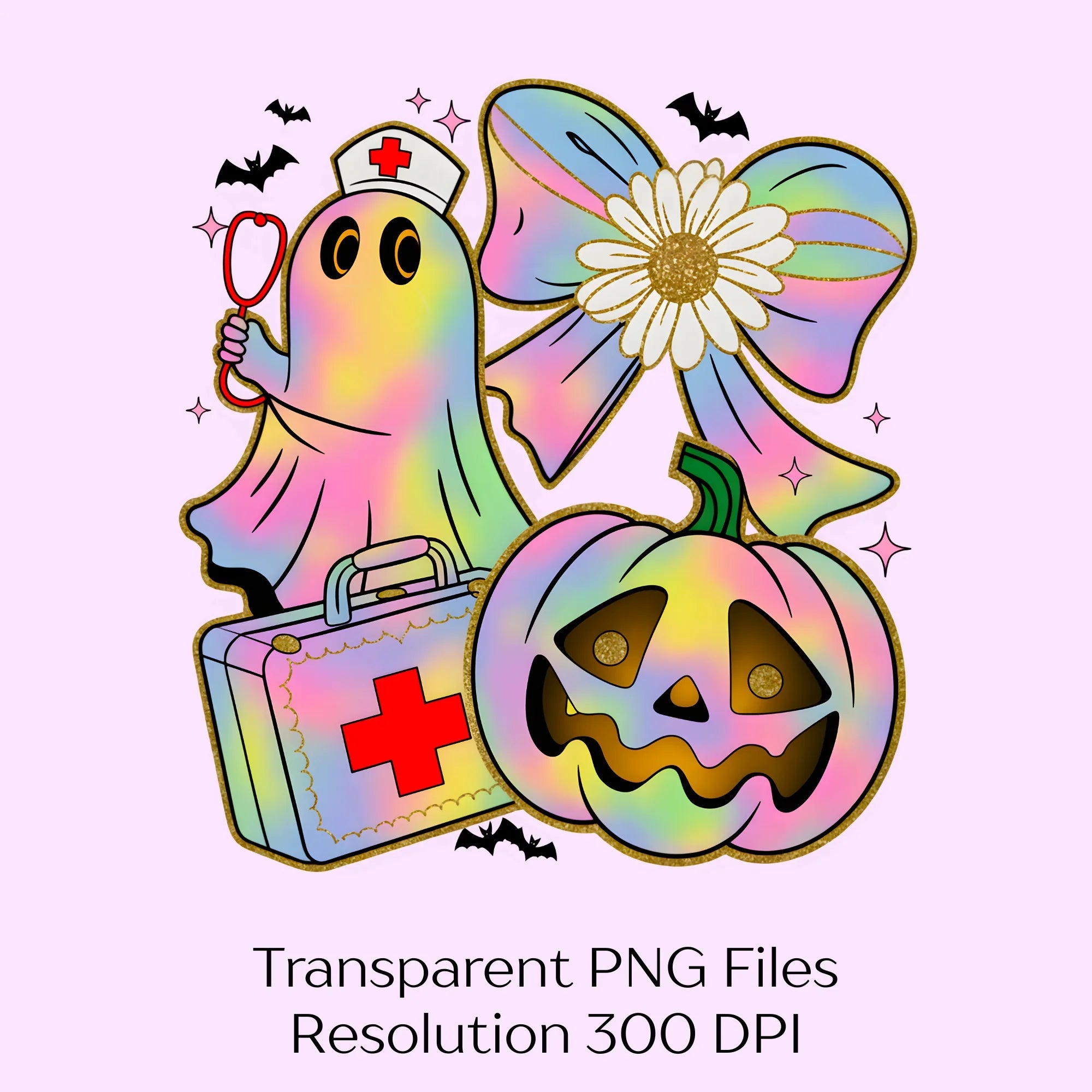 Nurse Halloween Coquette Spooky Clipart Bundle - CraftNest - Digital Crafting and Art