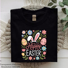 Happy Easter Floral Clipart Bundle - CraftNest - Digital Crafting and Art