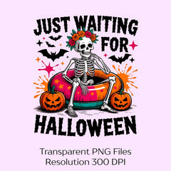 Just Waiting For Halloween Clipart Bundle - CraftNest - Digital Crafting and Art