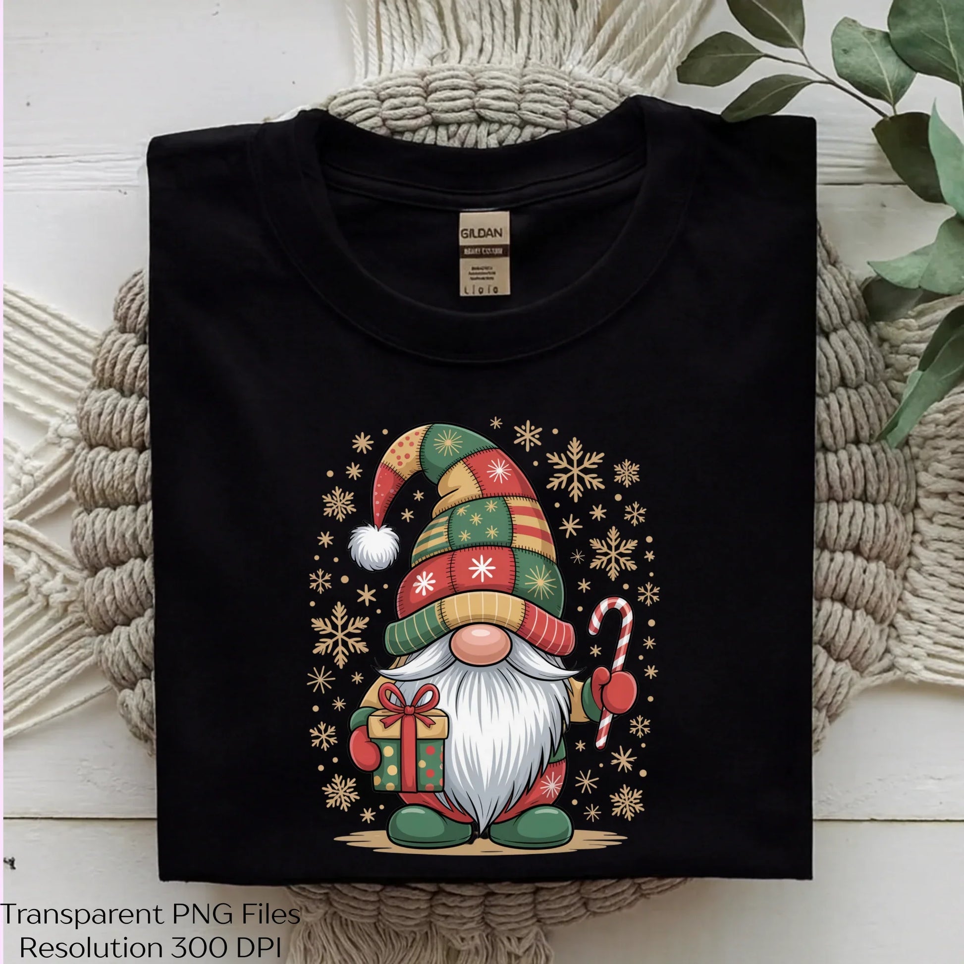 Patchwork Christmas Gnome Clipart Bundle - CraftNest - Digital Crafting and Art