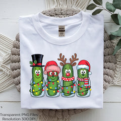 Funny Christmas Pickle Shirt Clipart Bundle - CraftNest - Digital Crafting and Art