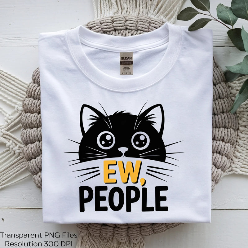 Funny Introvert Cat Clipart Bundle - CraftNest - Digital Crafting and Art