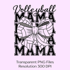 Volleyball Mama Game Day Clipart Bundle - CraftNest - Digital Crafting and Art