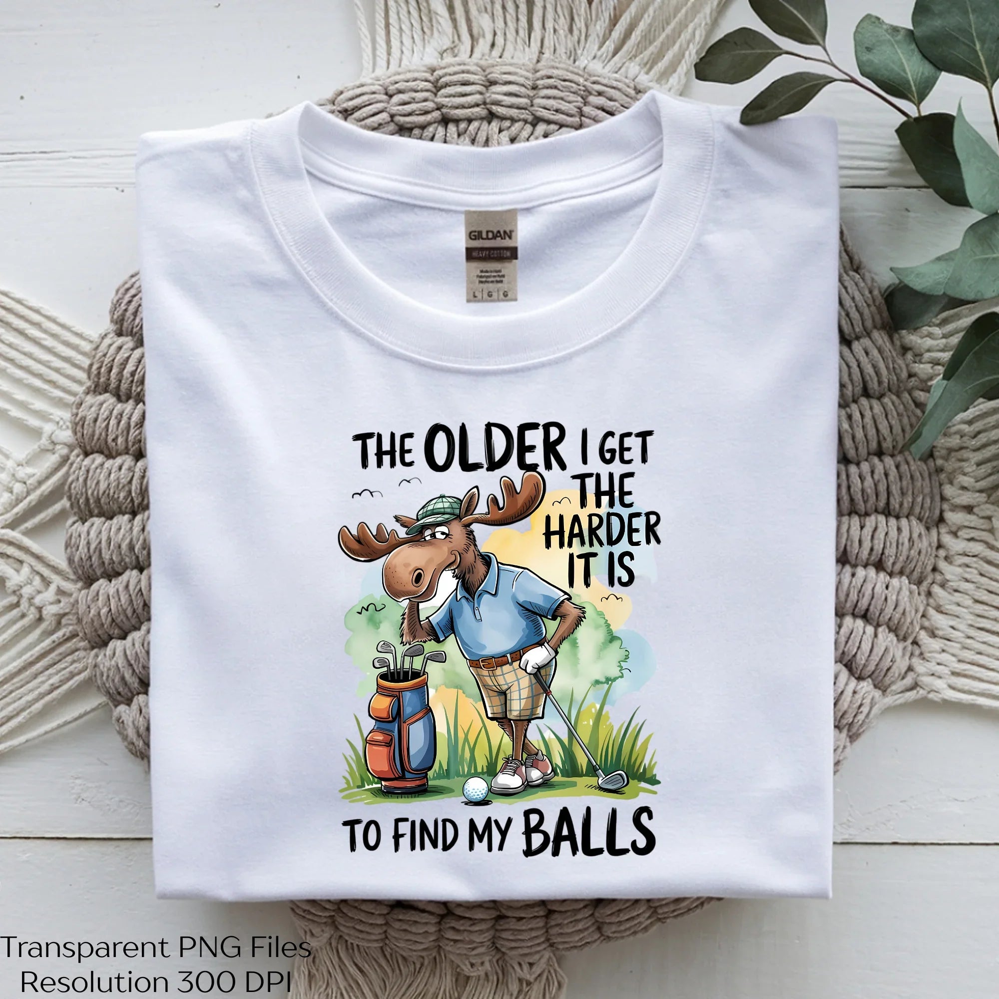 Funny Golf Moose Quote Clipart Bundle - CraftNest - Digital Crafting and Art