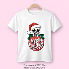 Skeleton Merry Christmas Ornament Clipart Bundle - CraftNest - Digital Crafting and Art