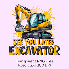 Excavator Clipart Bundle - CraftNest - Digital Crafting and Art