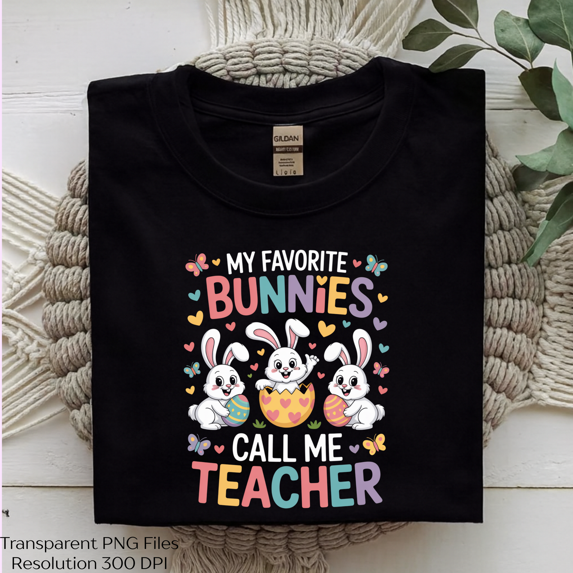 My Favorite Bunnies Funny Easter Clipart Bundle