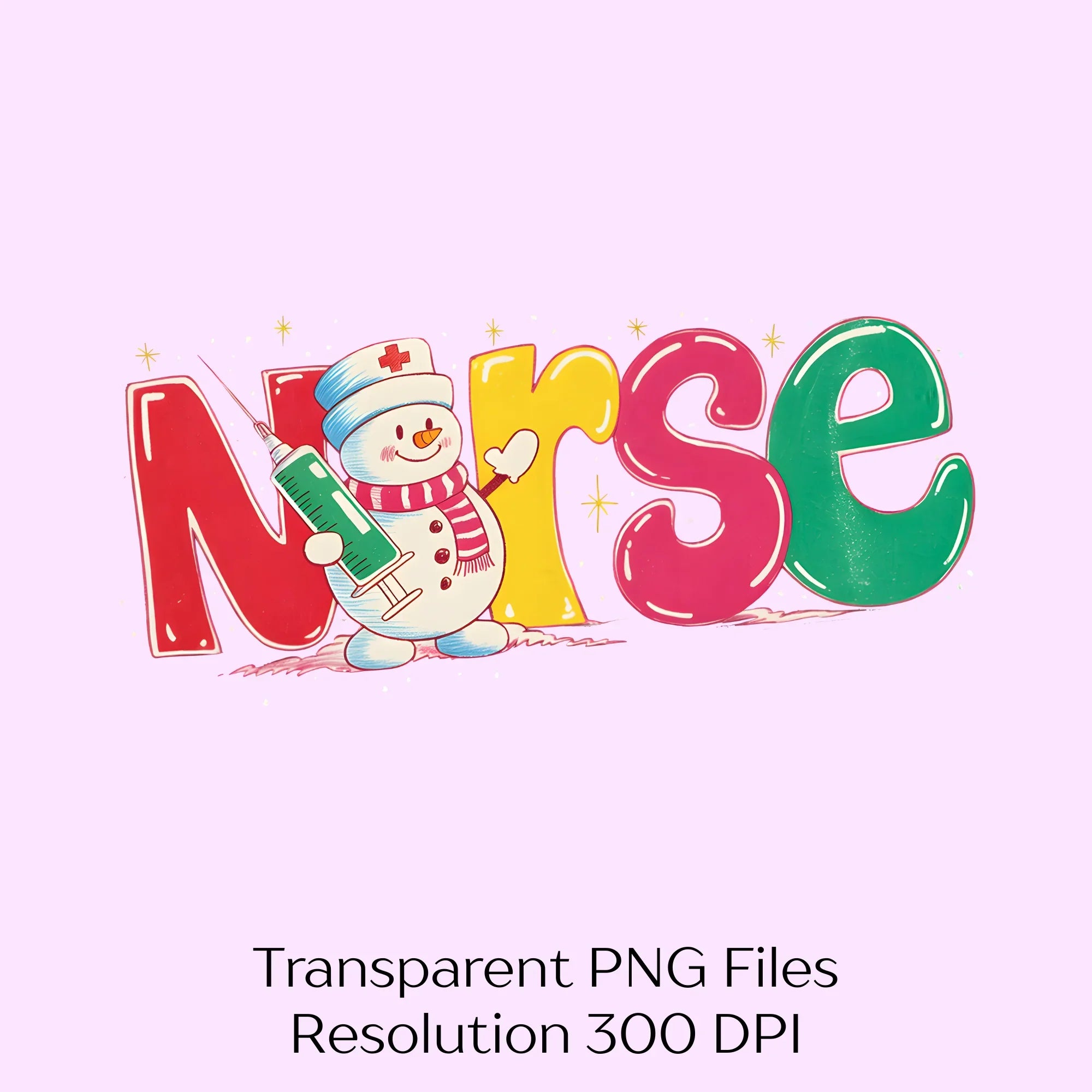 Nurse Christmas Retro Clipart Bundle - CraftNest - Digital Crafting and Art