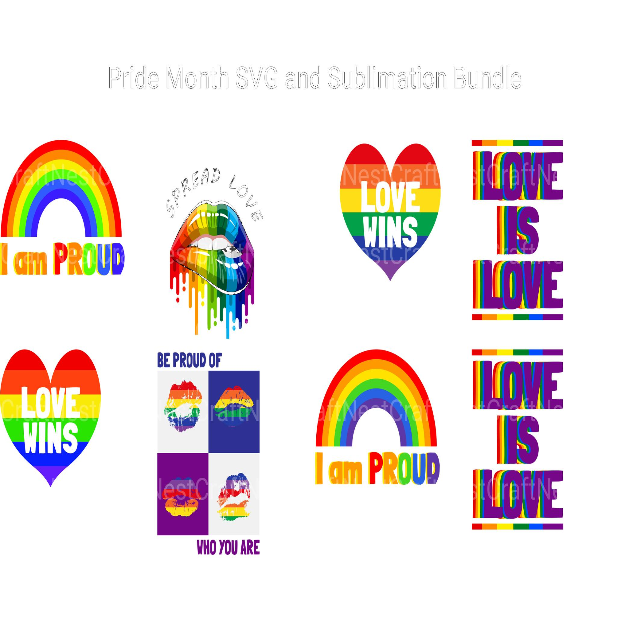 Pride SVG Bundle - CraftNest - Digital Crafting and Art