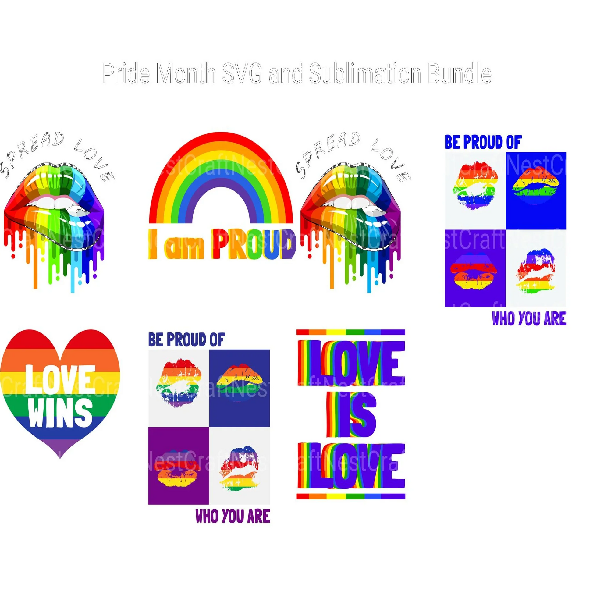 Pride SVG Bundle - CraftNest - Digital Crafting and Art