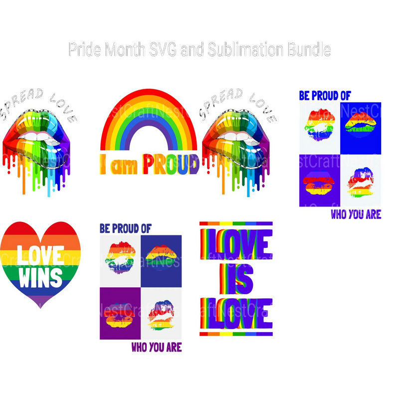 Pride SVG Bundle - CraftNest - Digital Crafting and Art