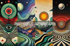 Psychedelic Dreamscapes - CraftNest - Digital Crafting and Art