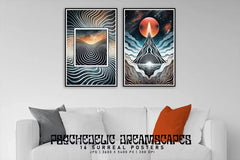 Psychedelic Dreamscapes - CraftNest - Digital Crafting and Art