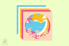 Pterodactyl 3D Layered Papercut Clipart Bundle - CraftNest - Digital Crafting and Art