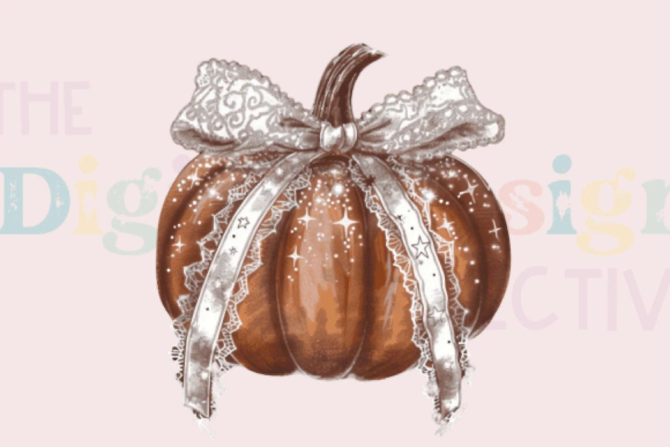 Pumpkin Coquette Bow - CraftNest - Digital Crafting and Art
