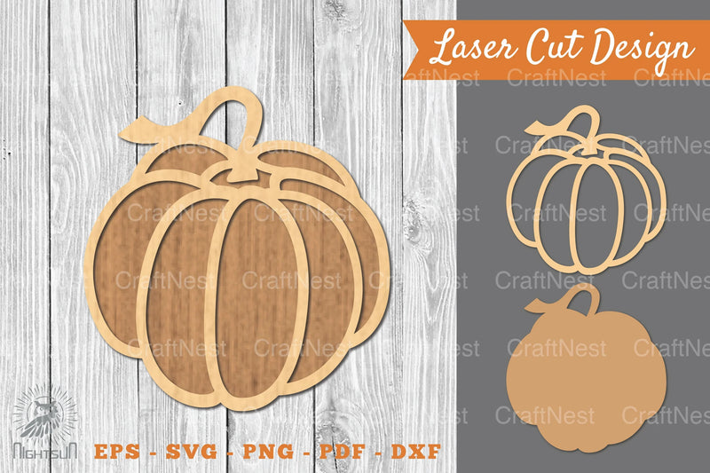 Pumpkin Laser Cut Decoration SVG Bundle - CraftNest - Digital Crafting and Art