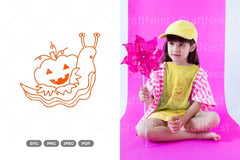 Pumpkin Snail SVG Bundle - CraftNest - Digital Crafting and Art