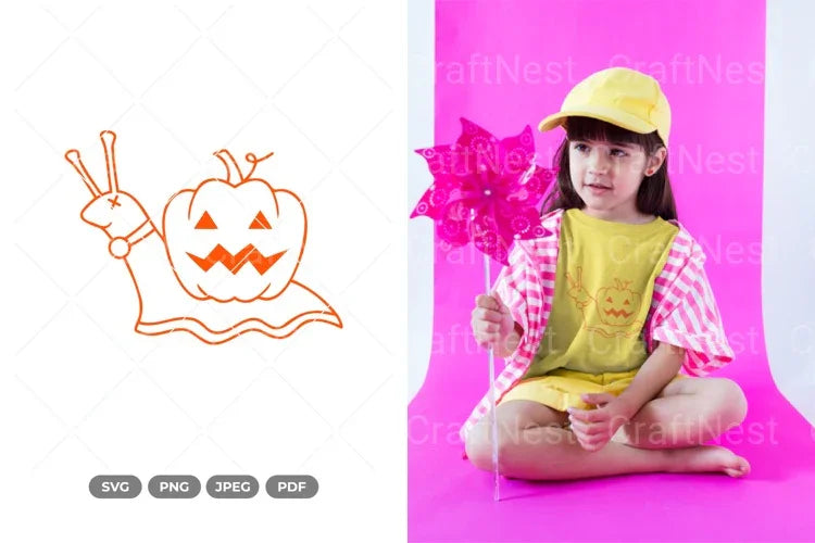 Pumpkin Snail SVG Bundle - CraftNest - Digital Crafting and Art