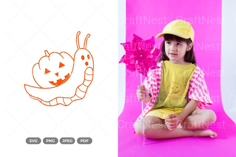 Pumpkin Snail SVG Bundle - CraftNest - Digital Crafting and Art