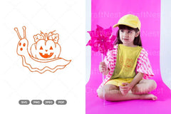 Pumpkin Snail Clipart Bundle - CraftNest - Digital Crafting and Art