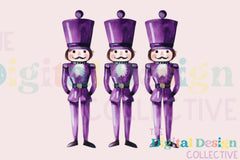 Purple Glitter Nutcracker Friends Clipart Bundle - CraftNest - Digital Crafting and Art