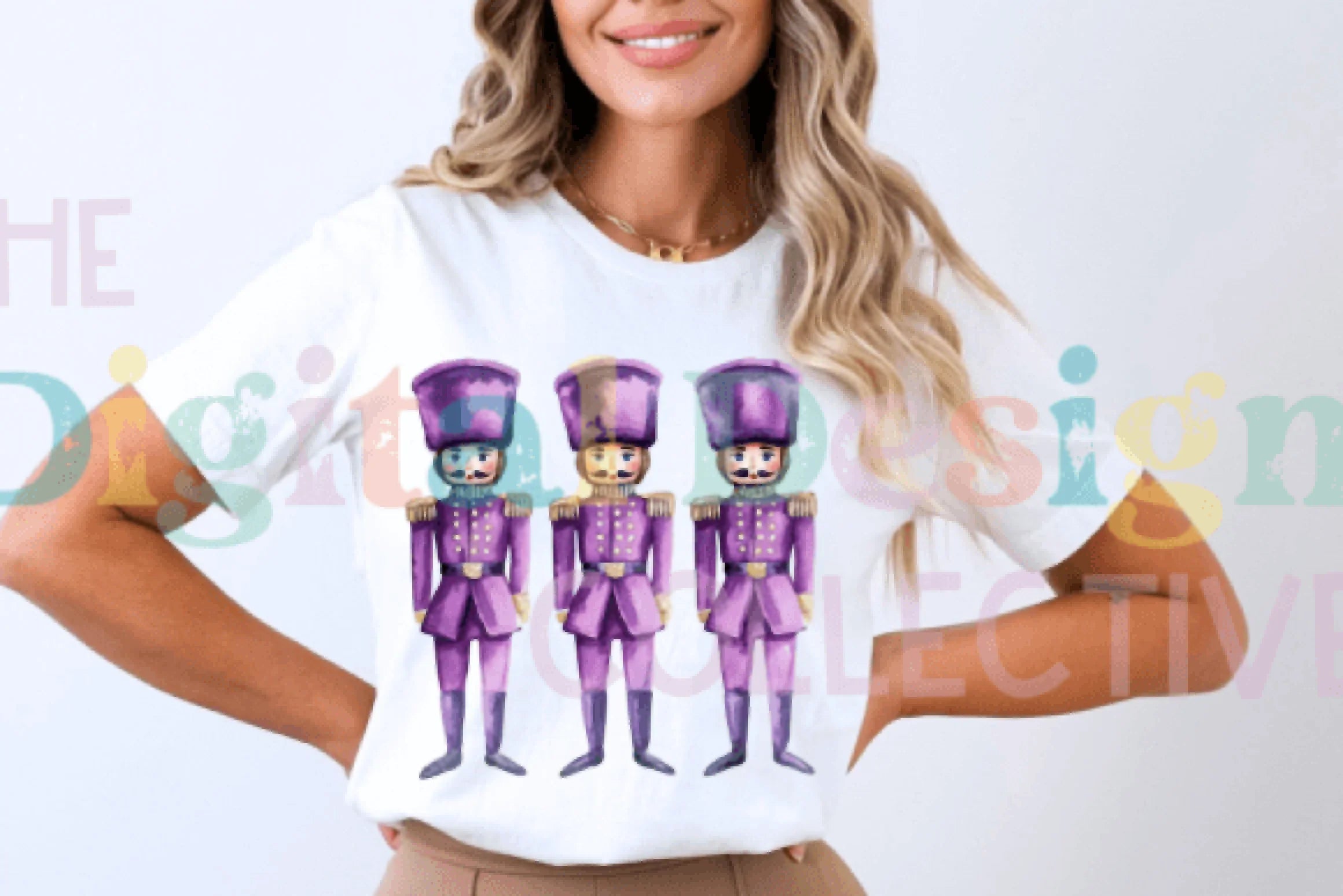 Purple Glitter Nutcracker Friends Clipart Bundle - CraftNest - Digital Crafting and Art