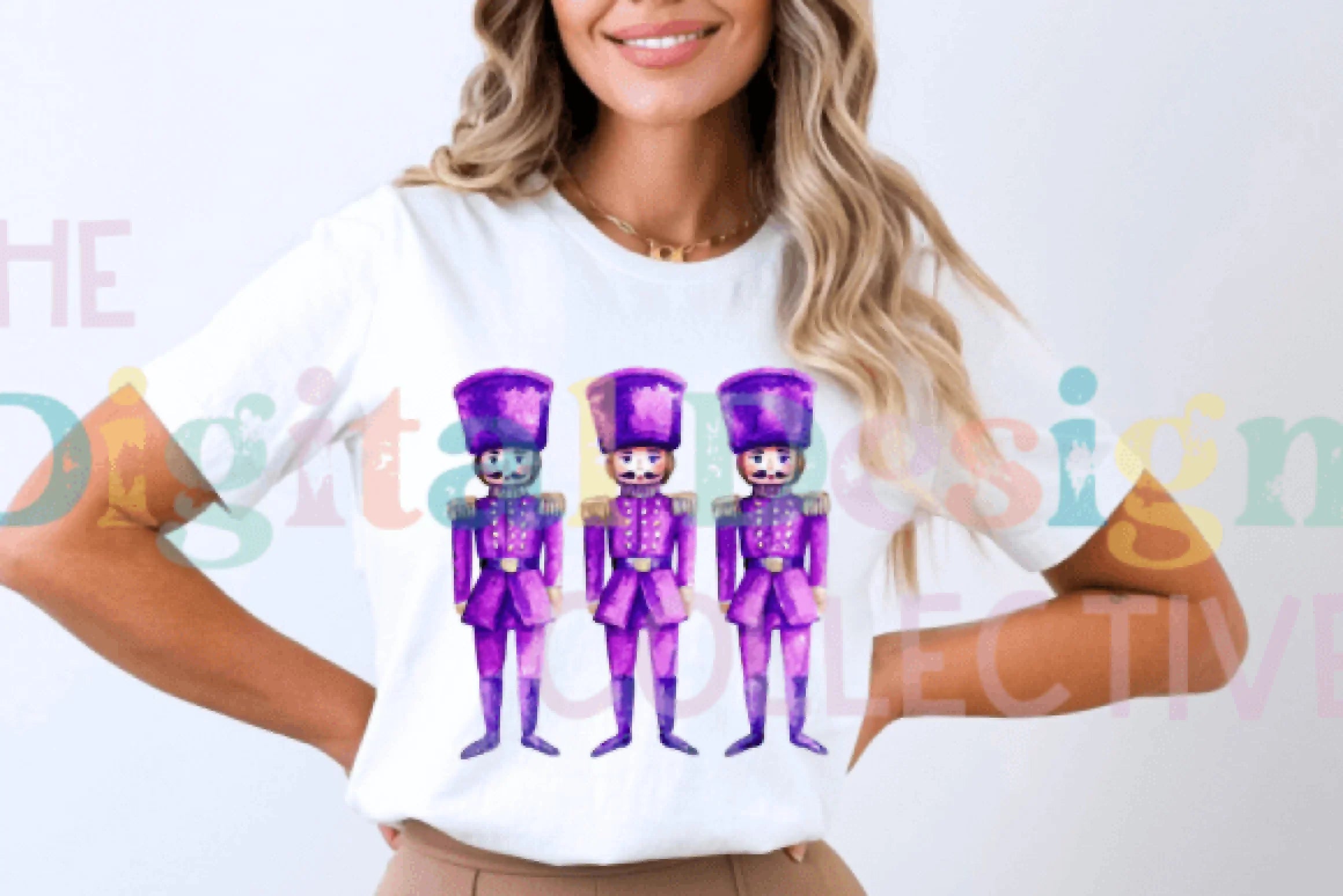 Purple Glitter Nutcracker Friends Clipart Bundle - CraftNest - Digital Crafting and Art
