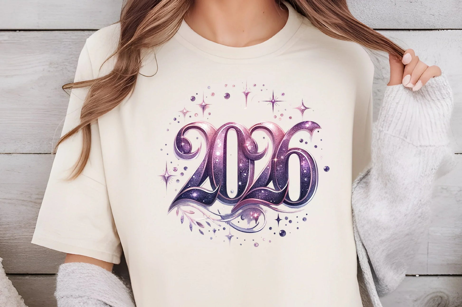 Purple New Year 2026 Clipart Bundle - CraftNest - Digital Crafting and Art