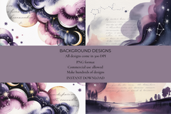 Purple Poetry Junk Journal Papers - CraftNest - Digital Crafting and Art