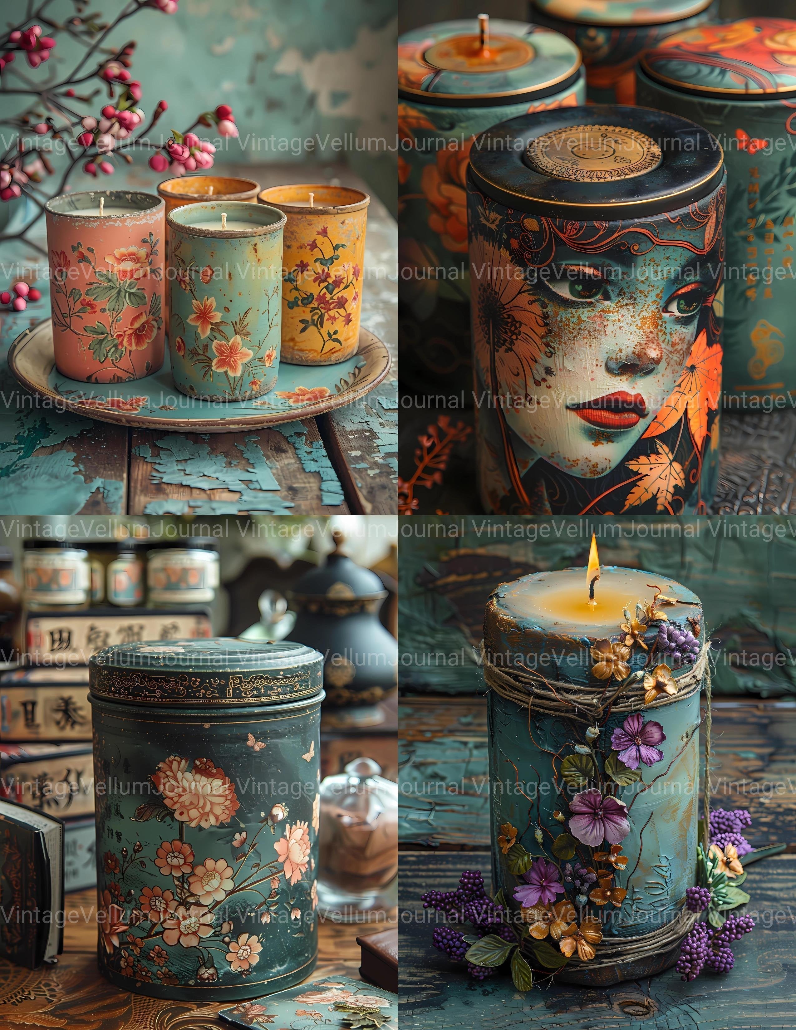 Candle Making Junk Journal Pages - CraftNest - Digital Crafting and Art