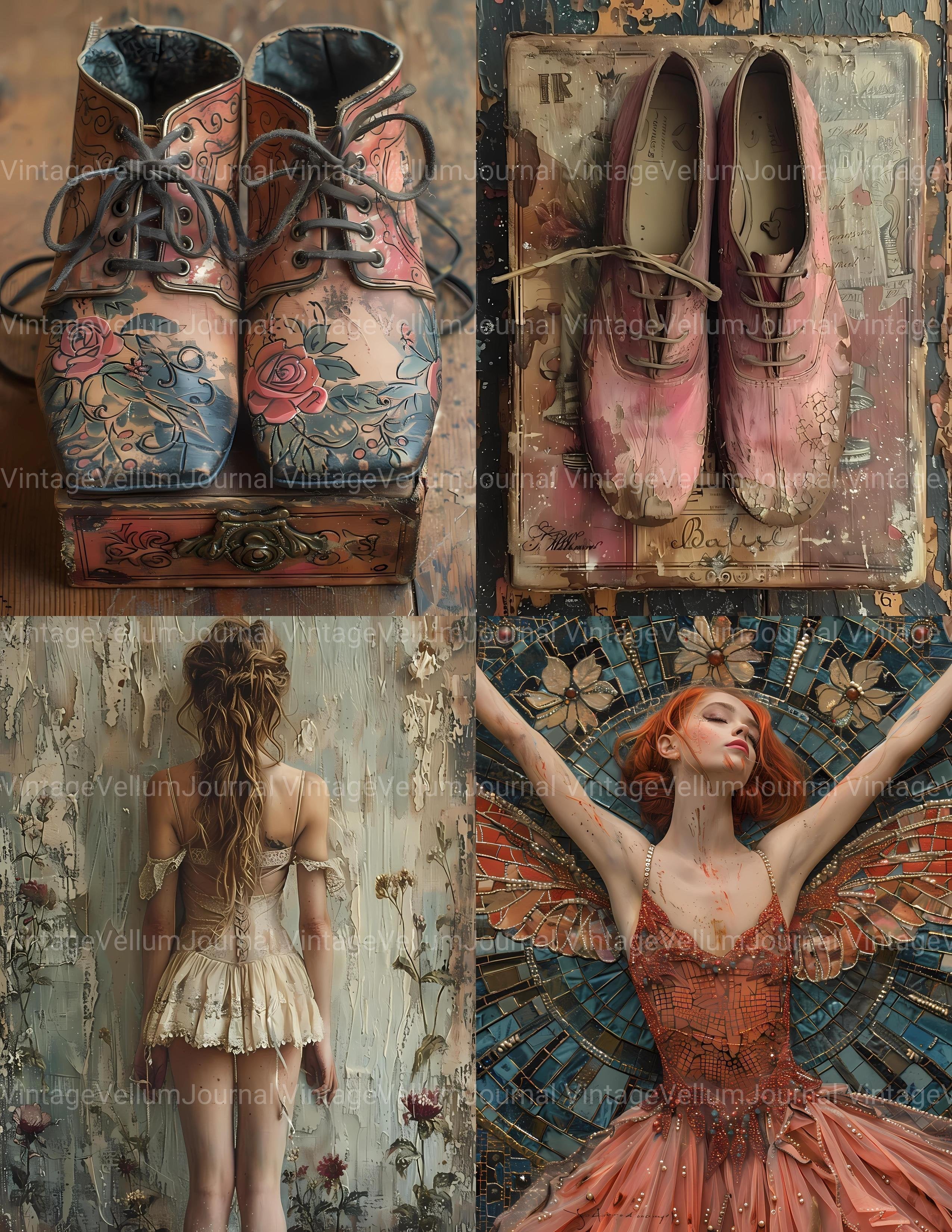 Ballet Junk Journal Pages - CraftNest - Digital Crafting and Art