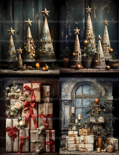 Rustic Christmas Junk Journal Pages - CraftNest