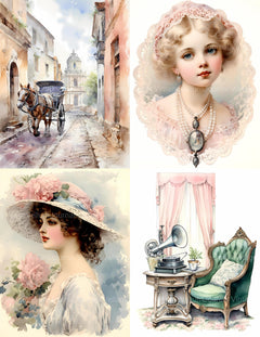 Edwardian Ephemera Junk Journal Pages - CraftNest