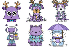 Quirky Christmas Clipart Bundle - CraftNest - Digital Crafting and Art