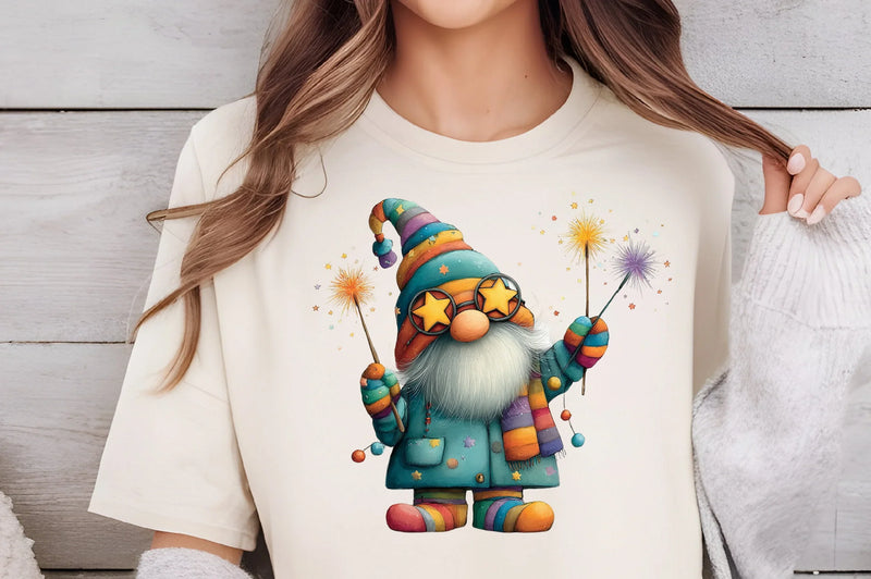 Quirky Christmas Gnome Clipart Bundle - CraftNest - Digital Crafting and Art