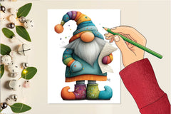 Quirky Christmas Gnome Clipart Bundle - CraftNest - Digital Crafting and Art